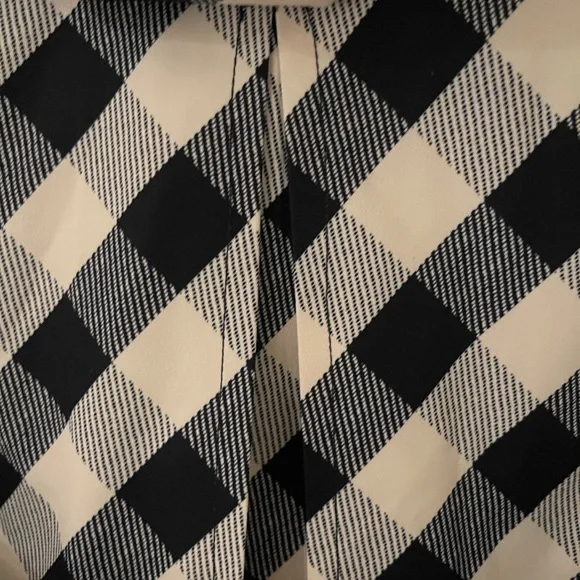 Kate Spade New York Navy and White Plaid Rain Coat - Picture 8 of 11